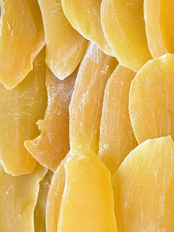 Mangues déshydratées en lamelles sucrées